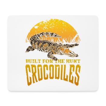 crocodile - Mouse Pad (horizontal) - white - Front