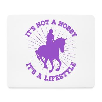 Pferd - Mousepad (Querformat) - Weiß - Vorne