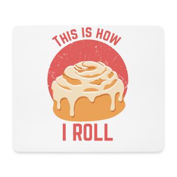 Cinnamon Cinammon Roll design I Funny biscuits - Mouse Pad (horizontal) - white - Front