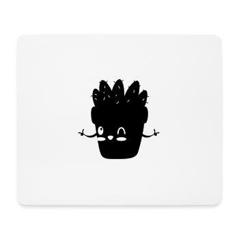 Cactus - Kaktus - Funny - Lustig - Mousepad (Querformat) - Weiß - Vorne