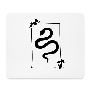 Snake - snake - Mouse Pad (horizontal) - white - Front