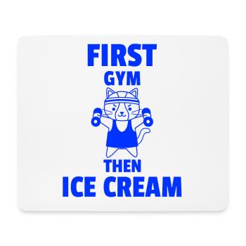 Drôle de vêtements de gym. - Tapis de souris (format paysage) - blanc - Devant