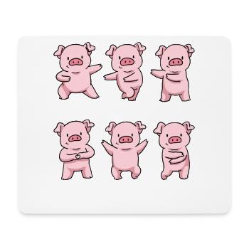 Cochon chemise cochon cadeau hommes cochon - Tapis de souris (format paysage) - blanc - Devant