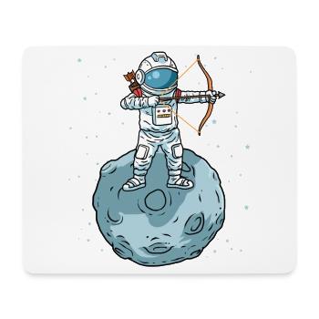 Archer shirt astronaut arrow bow bow - Mouse Pad (horizontal) - white - Front