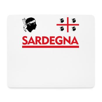 Sardaigne Sardegna Tête Sardinia - Tapis de souris (format paysage) - blanc - Devant