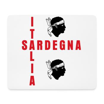 Sardaigne Sardegna Flag Sardinia - Tapis de souris (format paysage) - blanc - Devant