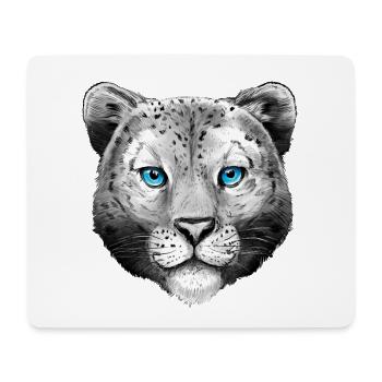 Leopard Kids Animals Ladies Animal Motif - Mouse Pad (horizontal) - white - Front