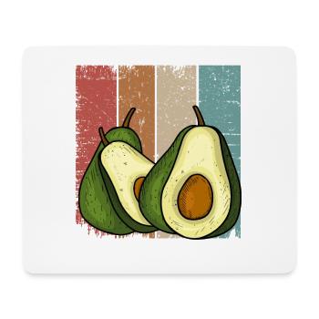Avocado Gift Smoothie Vegan Vegetarian Avocado - Mouse Pad (horizontal) - white - Front