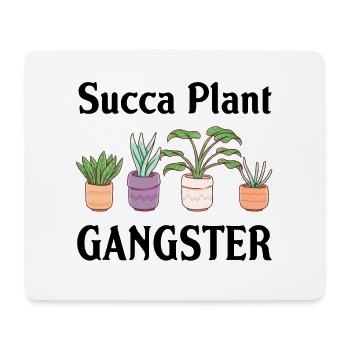 Succa Pflanze Gangster High Life Hobby Spaß - Mousepad (Querformat) - Weiß - Vorne
