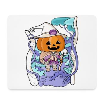 Halloween Creepy Kawaii Kürbis Pastel Gothic - Mousepad (Querformat) - Weiß - Vorne