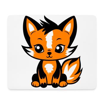Fox Animal Baby - Mouse Pad (horizontal) - white - Front
