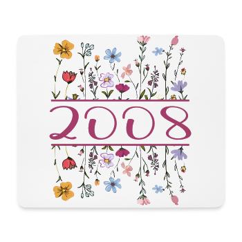 2008 Legendary Since 2008 Birthday 2008 Women - Mouse Pad (horizontal) - white - Front