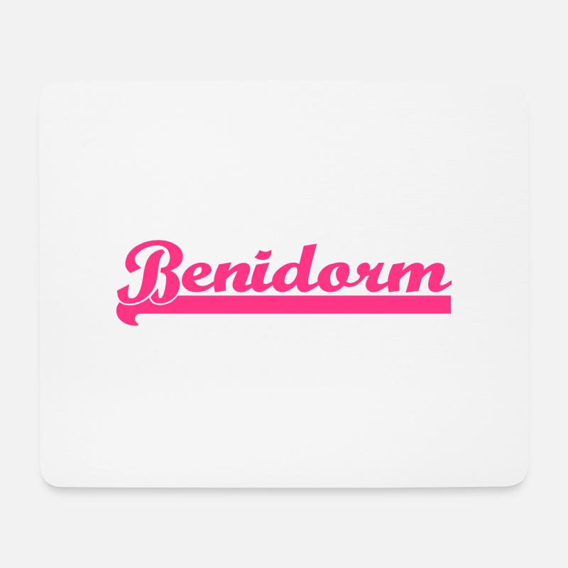 Benidorm Holiday Spain Mallorca - Mousepad (Querformat) - Weiß