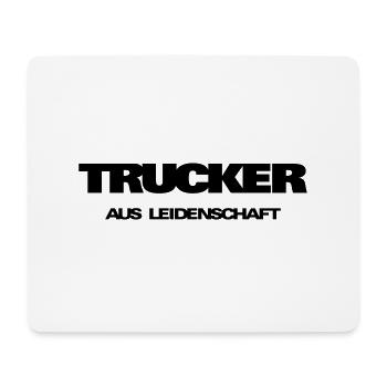 Schriftzug Trucker  - Mousepad (Querformat) - Weiß - Vorne