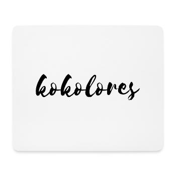 kokolores - Mousepad (Querformat) - Weiß - Vorne