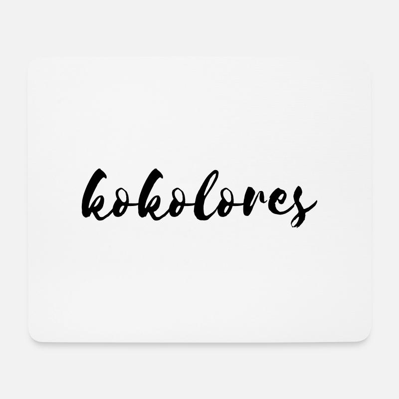 kokolores - Mousepad (Querformat) - Weiß