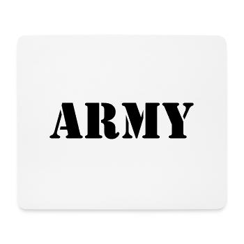 Army black - Mousepad (Querformat) - Weiß - Vorne