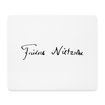 Friedrich Nietzsche Signature - Tapis de souris (format paysage) - blanc - Devant