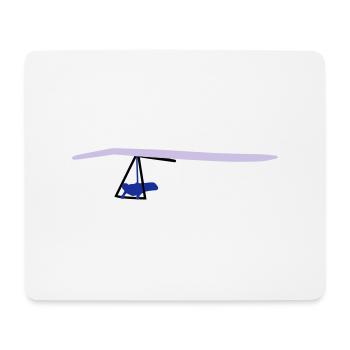 Drachenflieger - Mousepad (Querformat) - Weiß - Vorne