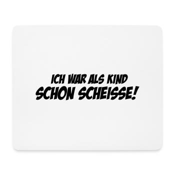As a kid shit - Mouse Pad (horizontal) - white - Front