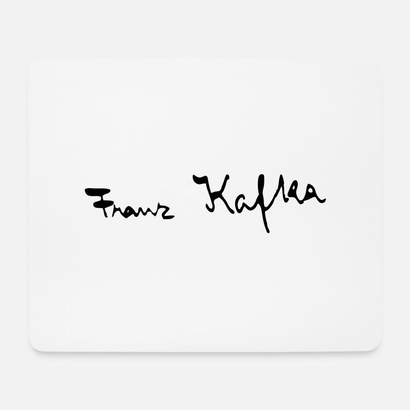 Franz Kafka - Mousepad (Querformat) - Weiß