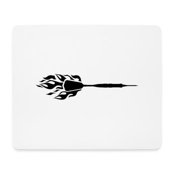 dart_fire_tj1 - Tapis de souris (format paysage) - blanc - Devant