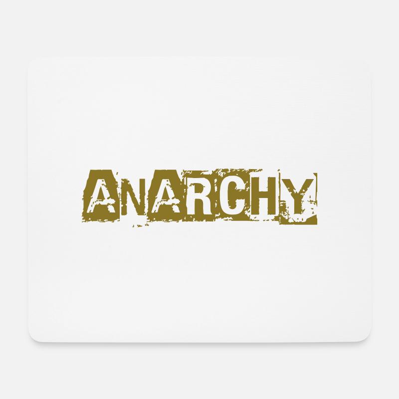 anarchy - Mousepad (Querformat) - Weiß