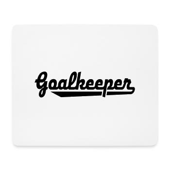 goalkeeper - Mouse Pad (horizontal) - white - Front
