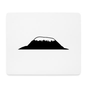 Africa Mount Kilimanjaro - Mouse Pad (horizontal) - white - Front