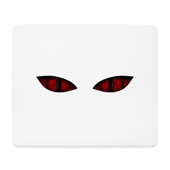 Evil eyes - Mouse Pad (horizontal) - white - Front