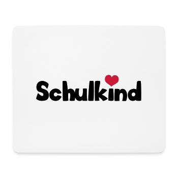 schulkind - Mousepad (Querformat) - Weiß - Vorne