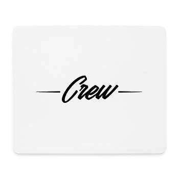 crew design - Mousepad (Querformat) - Weiß - Vorne