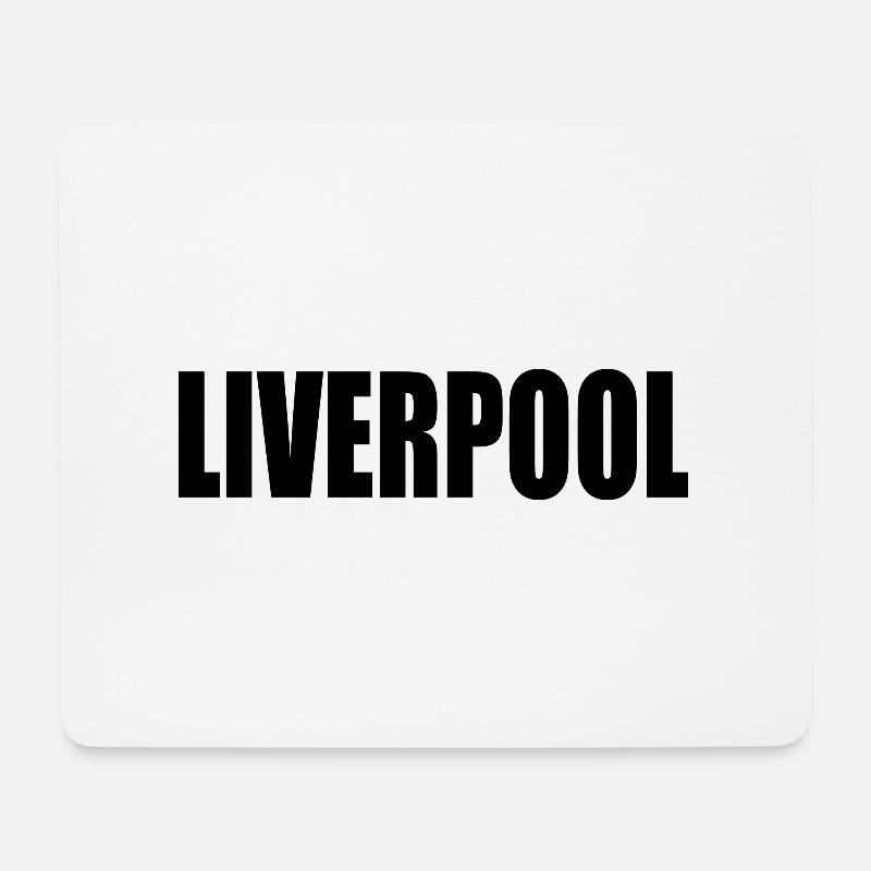LIVERPOOL - Mousepad (Querformat) - Weiß