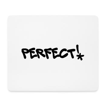 Perfect, Perfect, Graffiti, Color editable - Mouse Pad (horizontal) - white - Front
