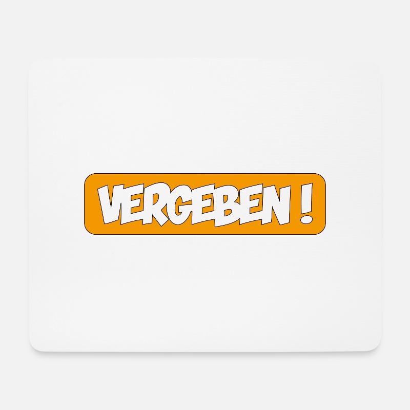 Ich bin Vergeben - Mousepad (Querformat) - Weiß