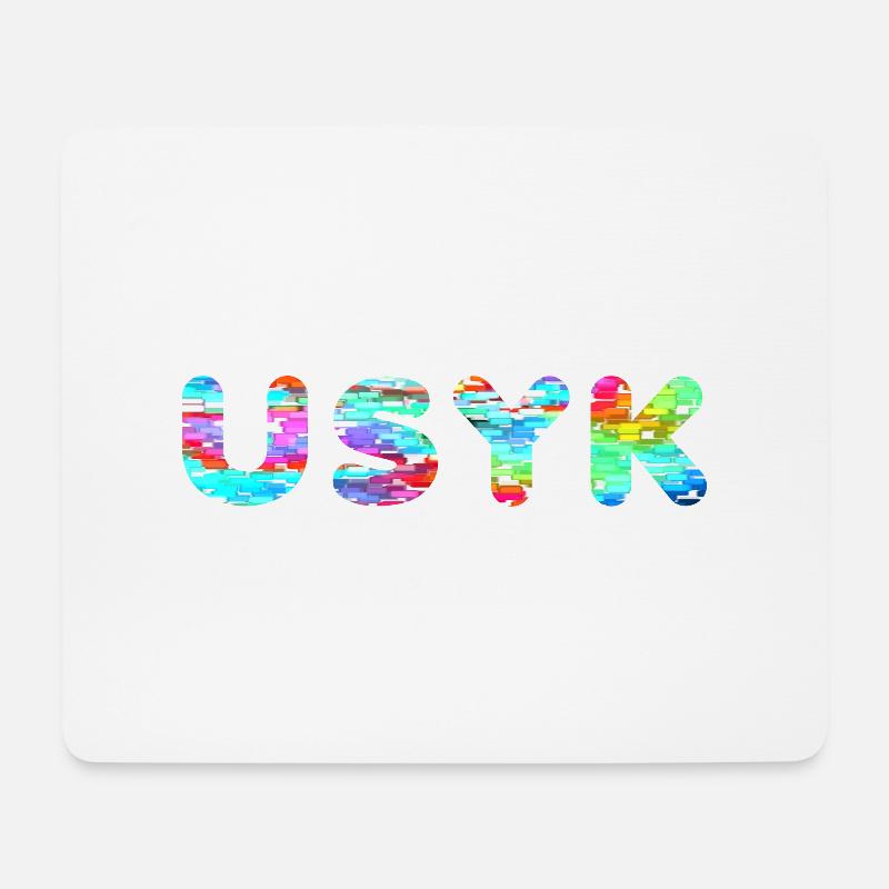 USYK - Mouse Pad (horizontal) - white