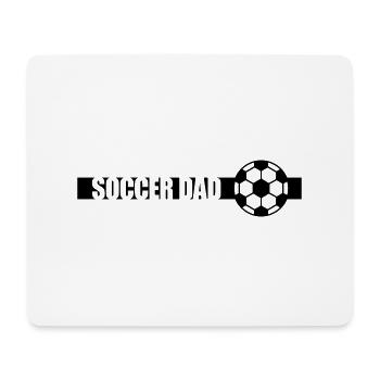 Streifen Soccer Dad Logo - Mousepad (Querformat) - Weiß - Vorne