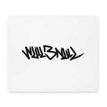 030 Berlin - Graffiti Handstyle - Mousepad (Querformat) - Weiß - Vorne