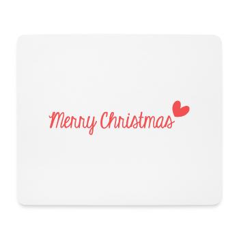 WEIHNACHTEN. FROHE WEIHNACHTEN. FROHE WEIHNACHTEN. NEUJAHR - Mousepad (Querformat) - Weiß - Vorne