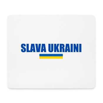Slava ukraini - Mousepad (Querformat) - Weiß - Vorne