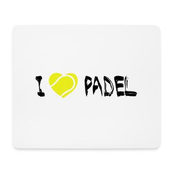 Padel - Gift for padel player - Mouse Pad (horizontal) - white - Front