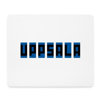 Uppsala bleu-noir - Tapis de souris (format paysage) - blanc - Devant