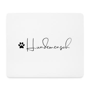 Hundemensch - Mousepad (Querformat) - Weiß - Vorne
