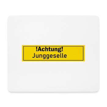 Junggeselle Männer Single Geschenk Geschenkidee - Mousepad (Querformat) - Weiß - Vorne