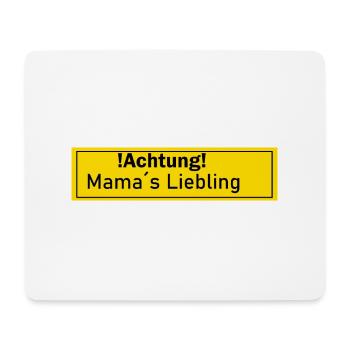 Mamas Liebling Opa Oma Kind Geschenk Geschenkidee - Mousepad (Querformat) - Weiß - Vorne