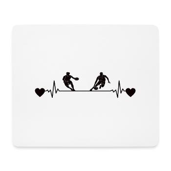 Basketball Basketball Player Basketball Team - Tapis de souris (format paysage) - blanc - Devant