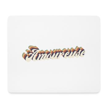 amoureuse vintage - Tapis de souris (format paysage) - blanc - Devant