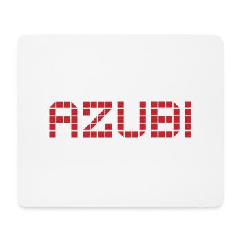 Azubi Tshirt 2 23 rot - Mousepad (Querformat) - Weiß - Vorne