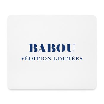 Edition limitée babou - Tapis de souris (format paysage) - blanc - Devant