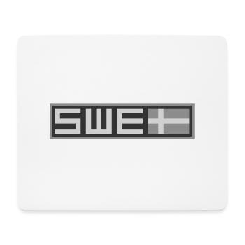 Sweden Tactical Flag - Mouse Pad (horizontal) - white - Front